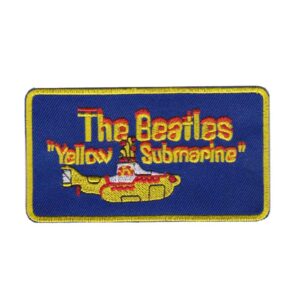 The Beatles "Yellow Submarine" Blue & Yellow Iron-on Patch 5.7cm x 10.2cm